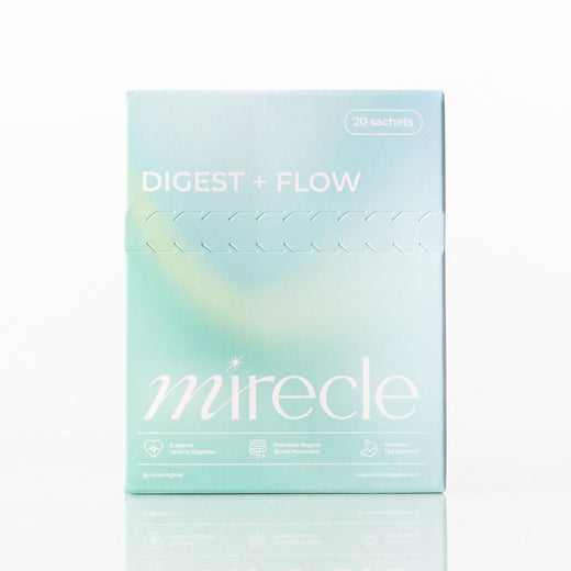 Digest & Flow digestive enzyme box by Mirecle